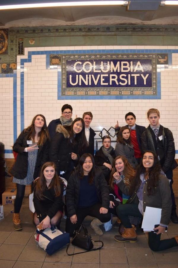 Model UN Team Visits Columbia