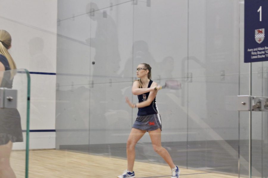 Girls squash beats Westover on new home courts