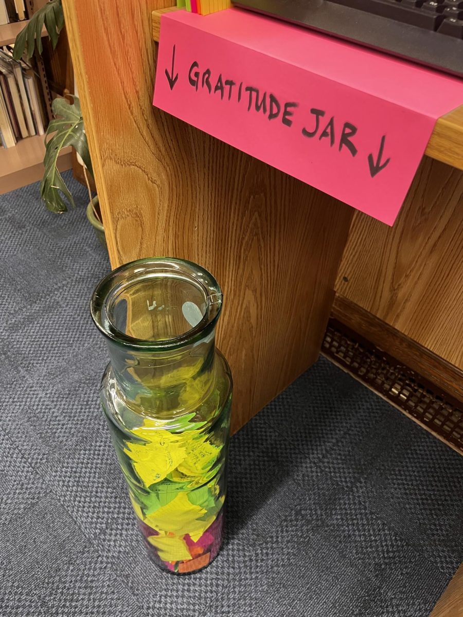 The Gratitude Jar in the Library