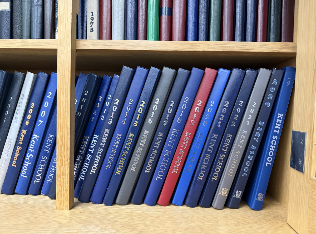 Yearbooks are available for viewing at the front of the Library